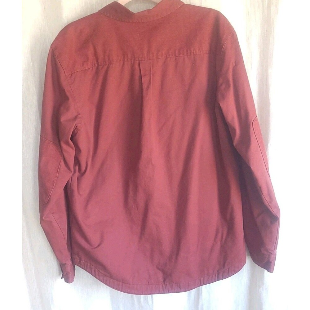 Columbia Men's Hyland Woods Deep Rust Shirt Jacket Size Medium - Picture 6 of 14